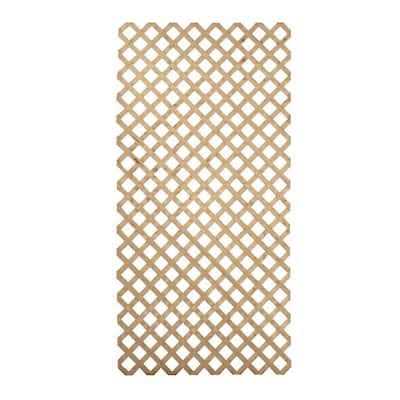 ProWood Lattice Panel 48 W x 96 L Brown Wood - MT - Mrs Treak