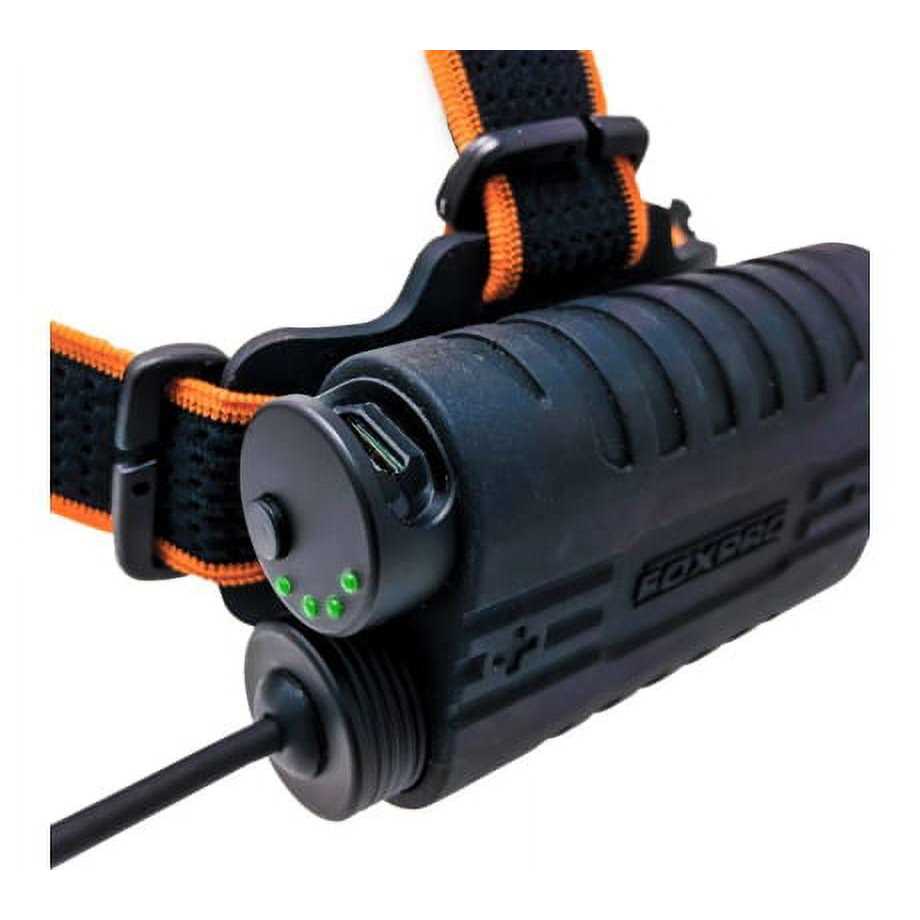 Foxelli LED Headlamp Flashlight for Adults & Kids Running Camping Hiking Head Lamp with White & Red Light - MT - Mrs Treak