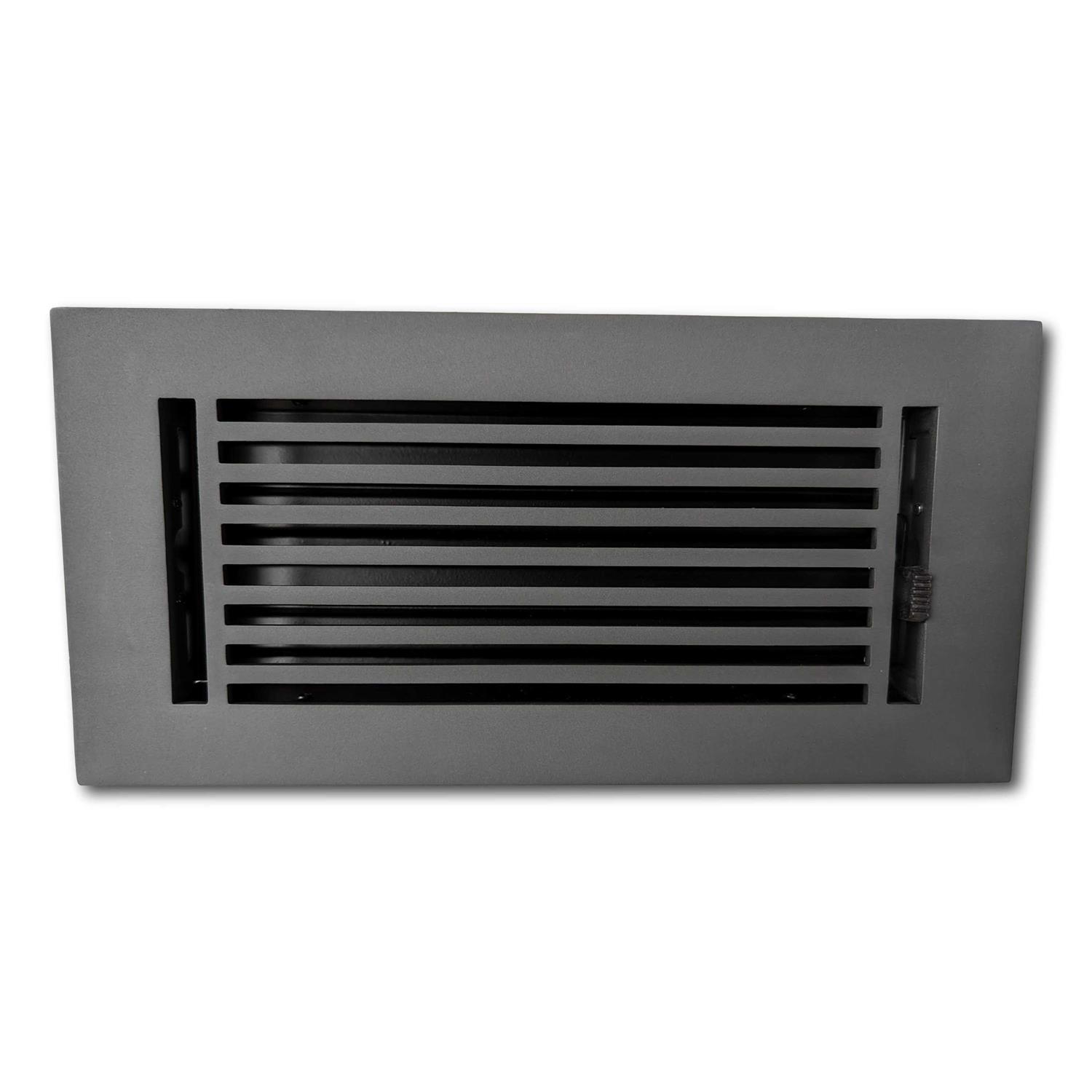 Madelyn Carter 2 x 10 Cast Aluminum Linear Bar Vent Cover – Black (Overall: 3.75 x 11.5) - MT - Mrs Treak