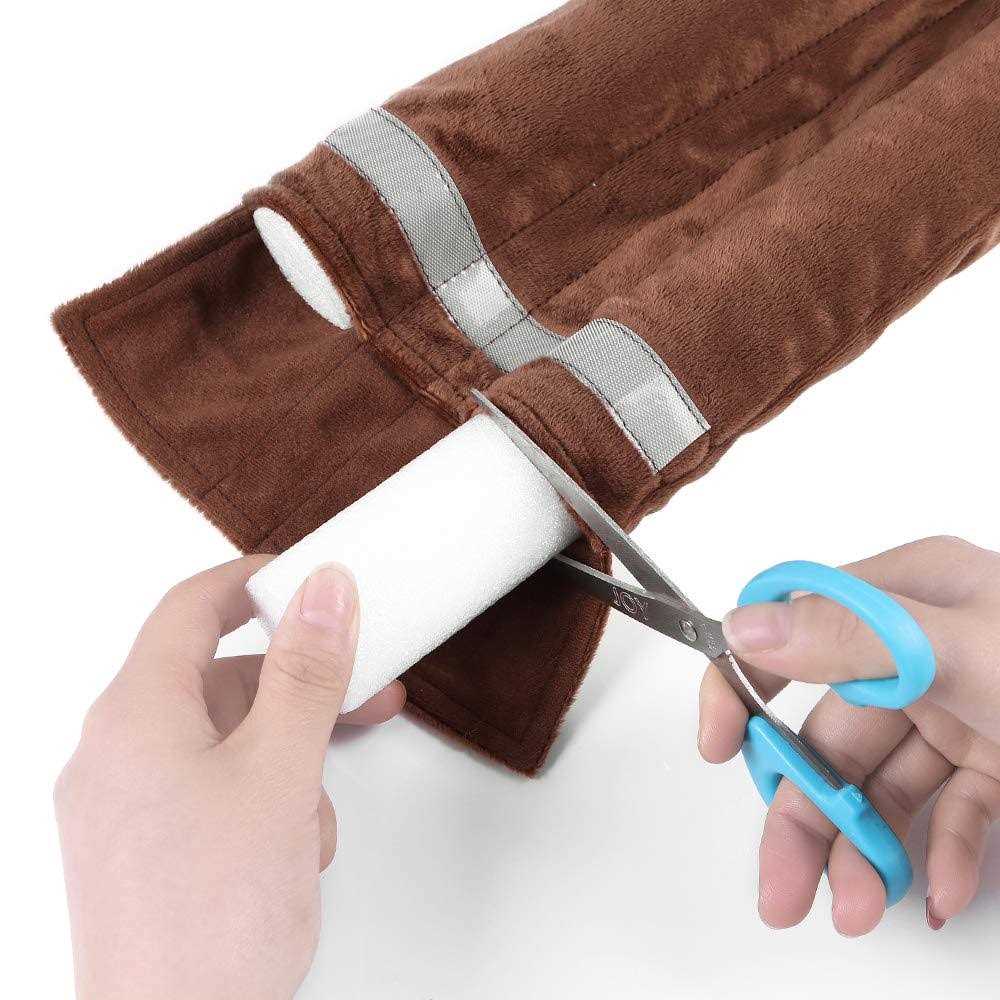 VISEMAN 36 Inch Under Door Draft Stopper-Twin Door Draft Noise Blocker - MT - Mrs Treak