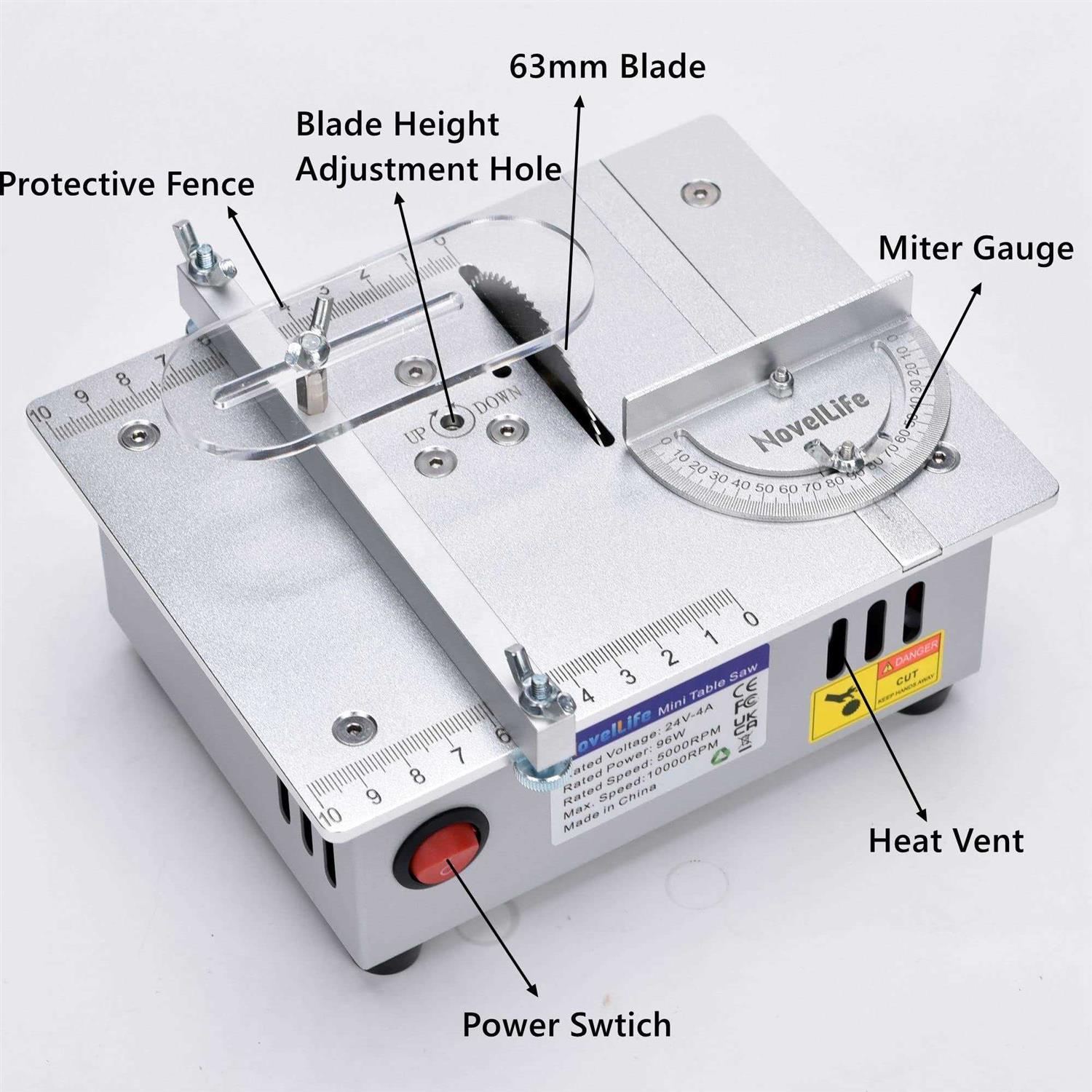 NovelLife Mini Drill Press Precision Benchtop Drilling Machine Elecric Portable Table Driller CNC 795 Motor B10 Chuck Metal Wooden DIY Jewelry - MT - Mrs Treak