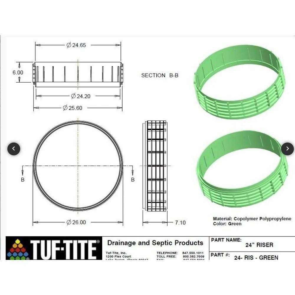 Tuf-Tite Septic Tank Riser - MT - Mrs Treak