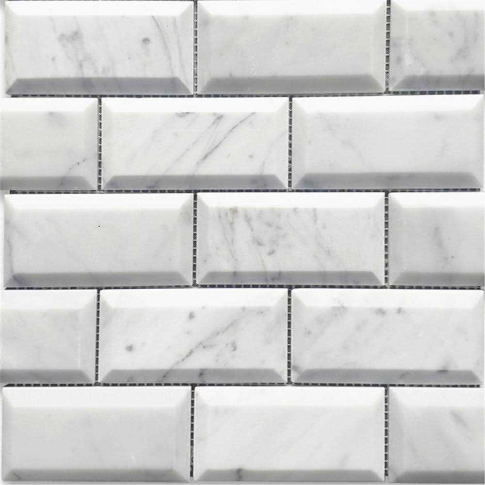 Marble Online Carrara White Marble Round Cover Edge Pencil Liner Trim Molding - MT - Mrs Treak