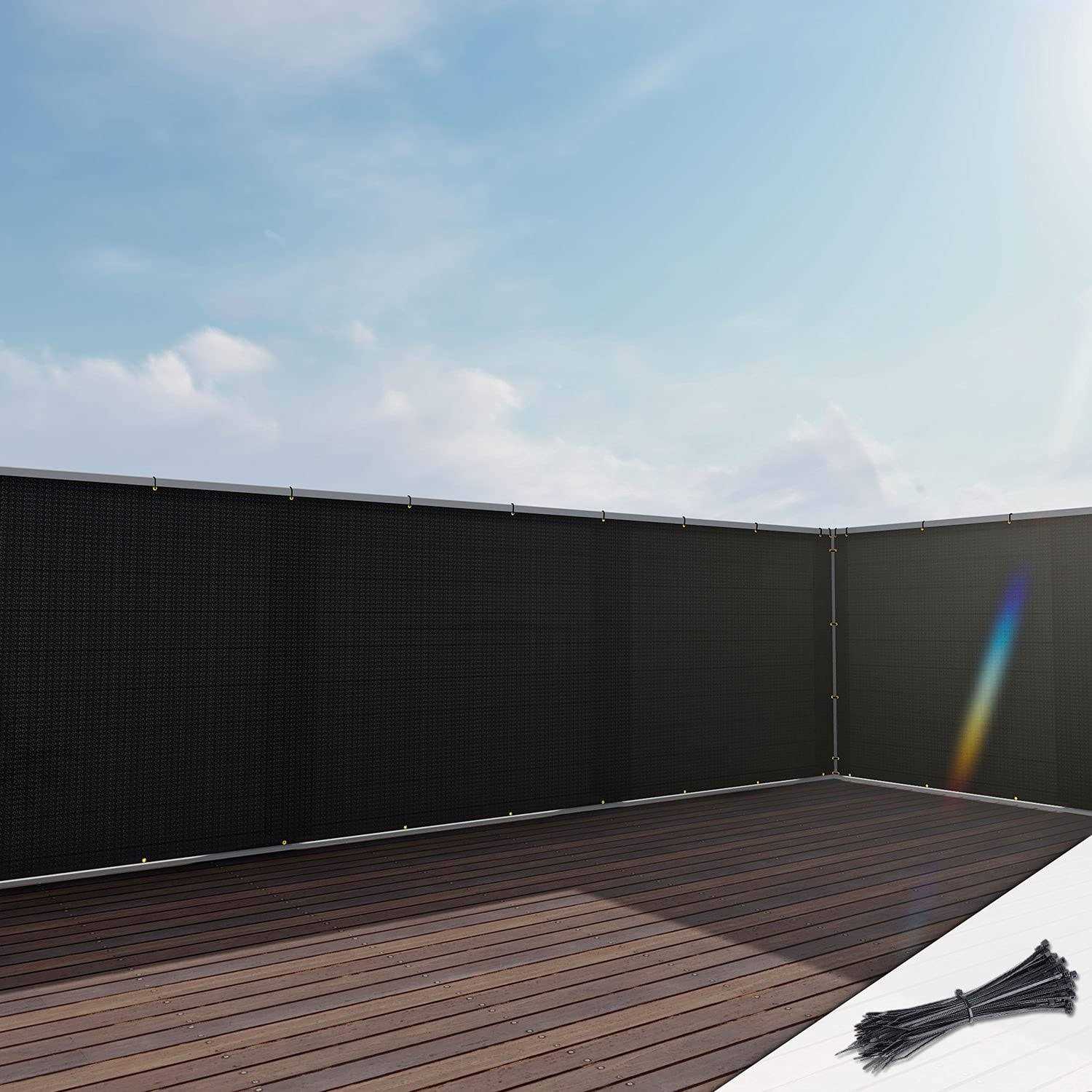 E&k Balcony Privacy Screen for Deck Yard Patio Pool 3×12 Privacy Fence Screen Porch Yard Backyard Railings Chain Link Fence Dog fencing Privacy Sc - MT - Mrs Treak