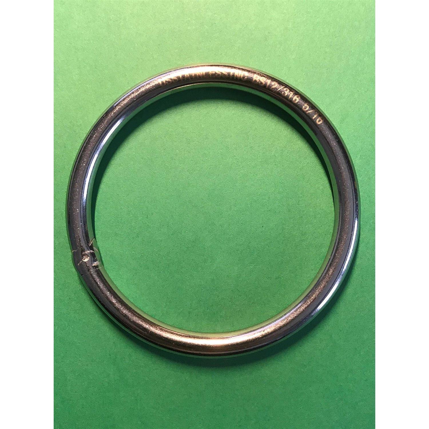 US Stainless Stainless Steel 316 Round Ring Welded Marine Grade - MT - Mrs Treak