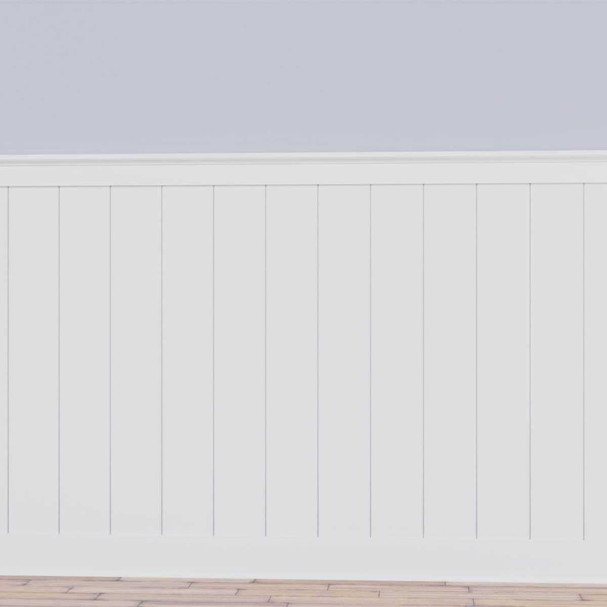 Ekena Millwork Deluxe Beadboard 8′ Length PVC Wainscoting Kit - MT - Mrs Treak