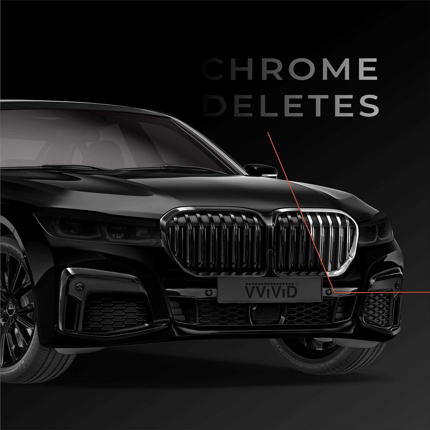 Vvivid Gloss Chrome Air-Release Vinyl Adhesive Tape Roll - MT - Mrs Treak