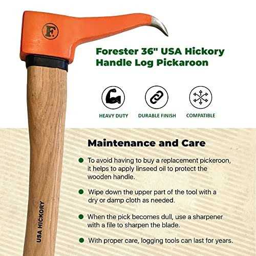 Forester USA Hickory Handle Log Pickaroon - MT - Mrs Treak
