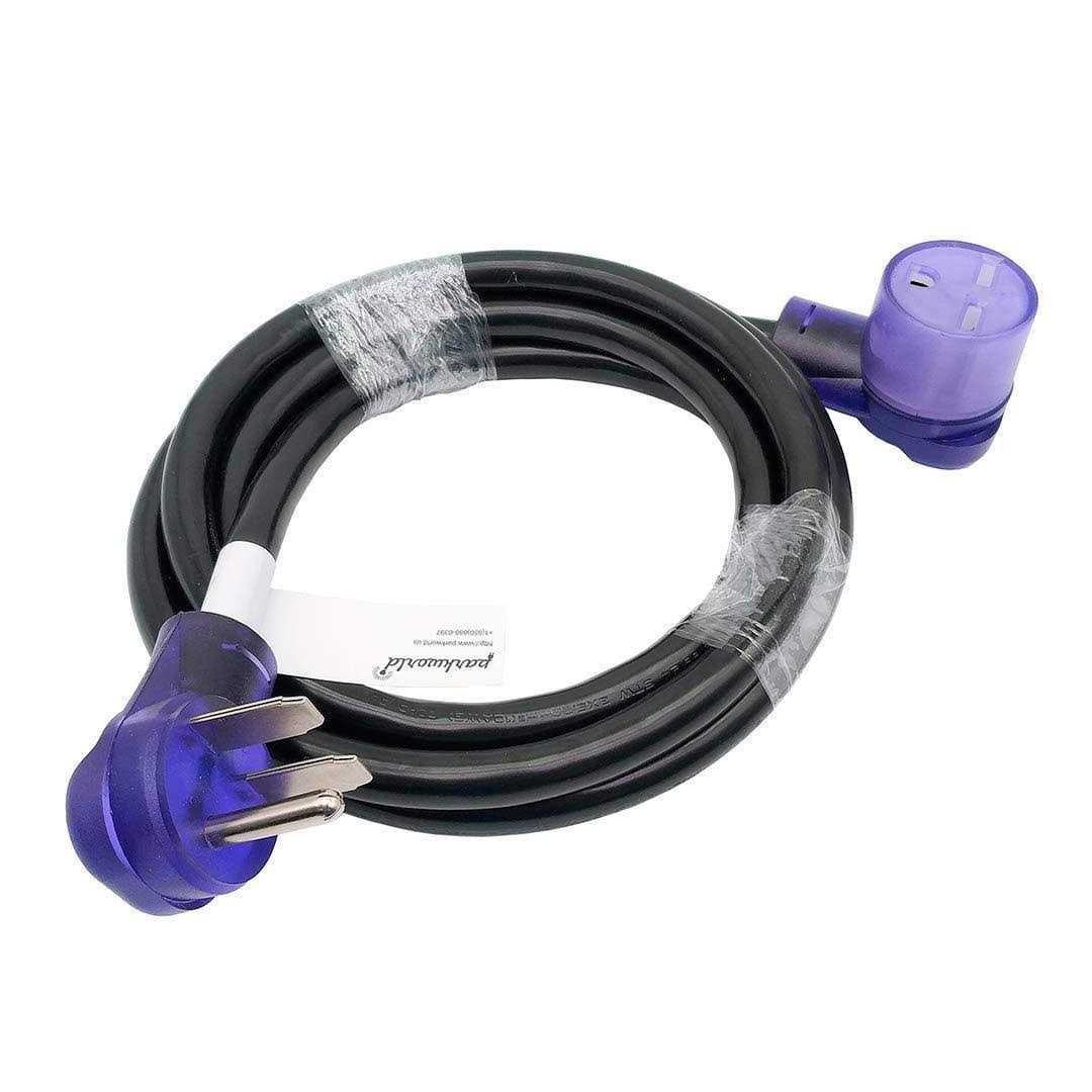 Parkworld 3 ft. 10/4 4-Wire Dryer 30 Amp 4-Prong Y Adapter Cord NEMA 14-30P Plug to 14-30R Receptacle - MT - Mrs Treak