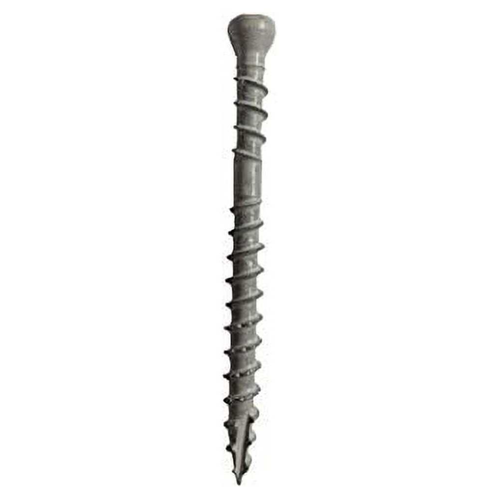 Monster Fastener #8 x 1-1/4 Gray Ceramic Coated Steel Sharp Point Phillips Wafer Head Cement Board Screws 20 pcs - MT - Mrs Treak