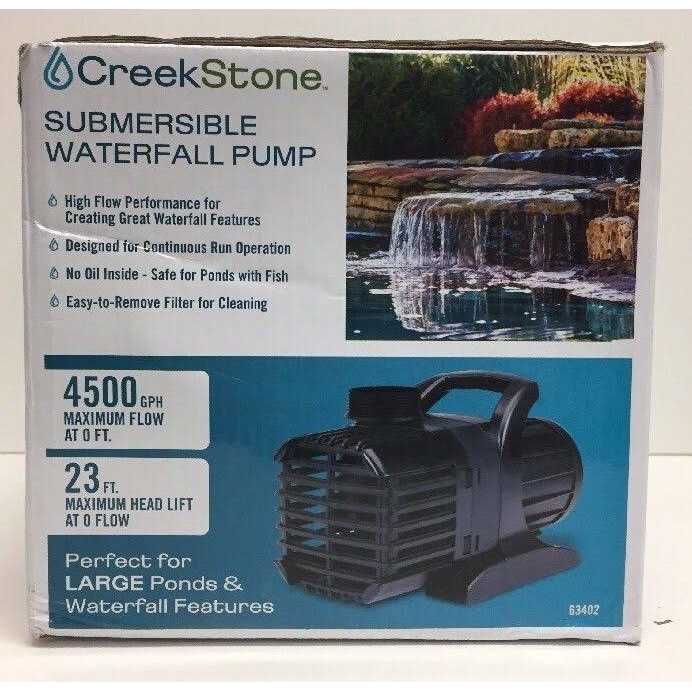 Creekstone 264 GPH Submersible Pond Pump - MT - Mrs Treak