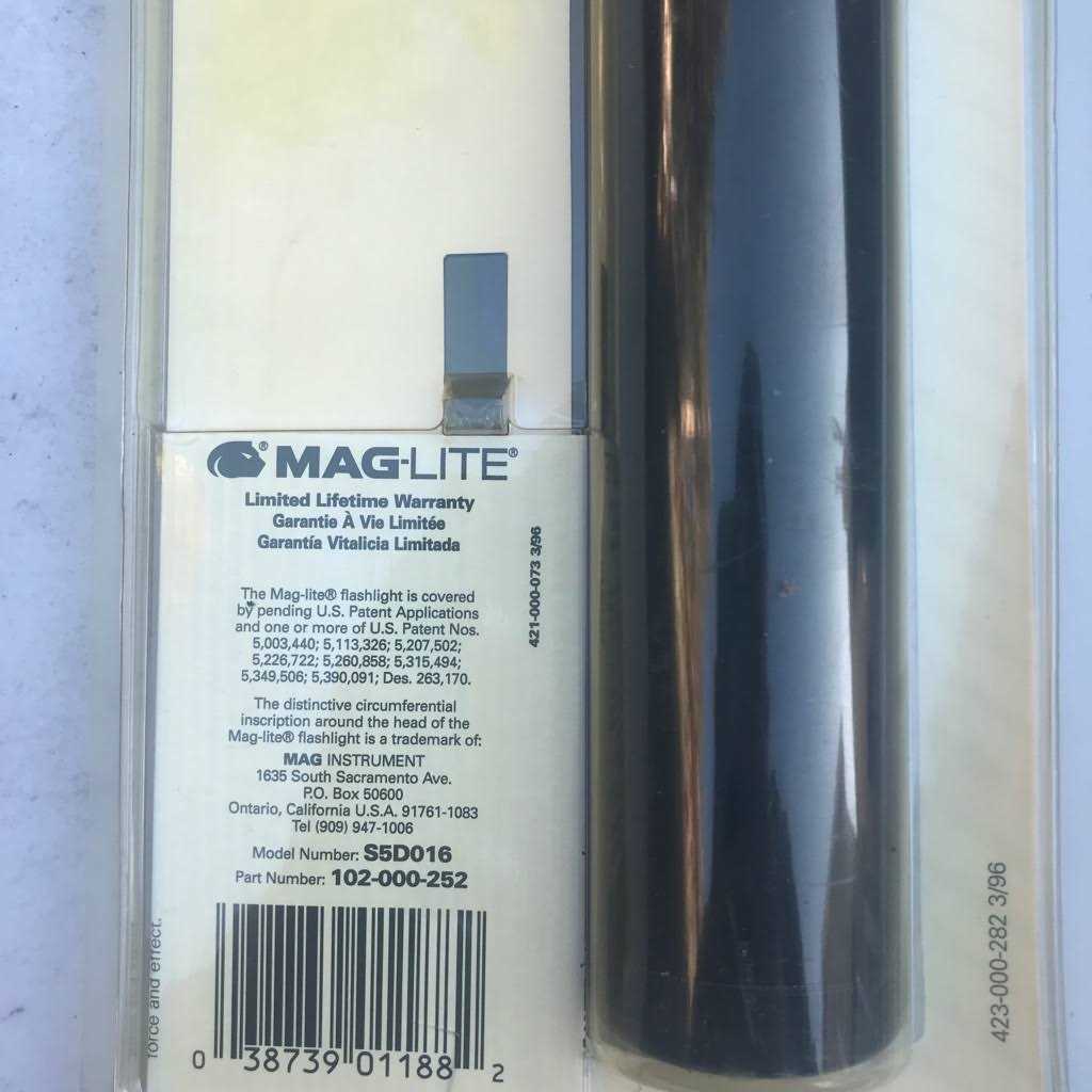 Maglite 4-Cell D Flashlight S4D016 - MT - Mrs Treak