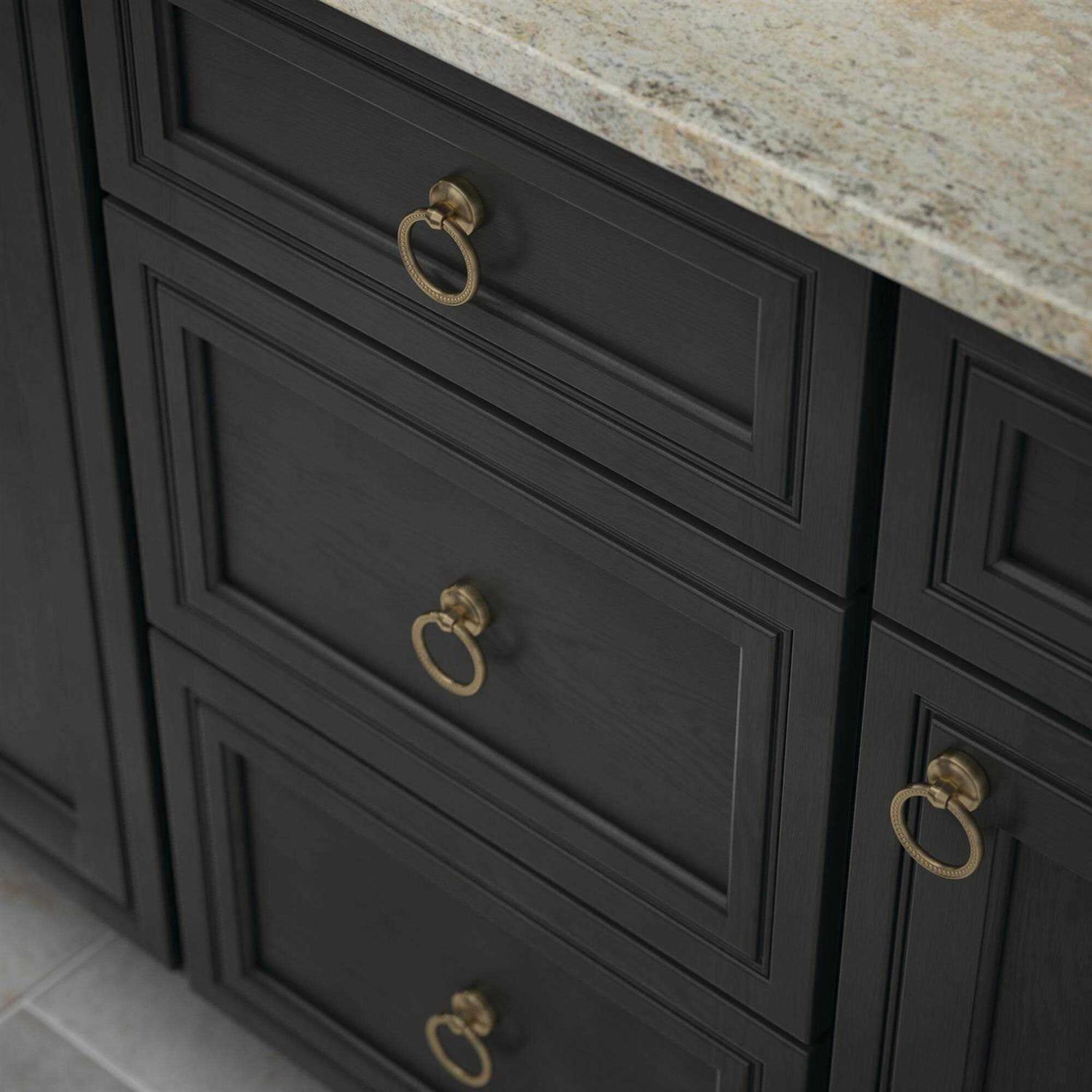 Liberty Stepped Square Adjusta-Pull 1-3/8 to 4 in. Matte Adjustable Cabinet Drawer Pull - MT - Mrs Treak