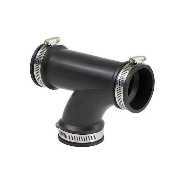 The Plumber’s Choice 3 in. Pvc Flexible Pipe Cap with Stainless Steel Clamps - MT - Mrs Treak