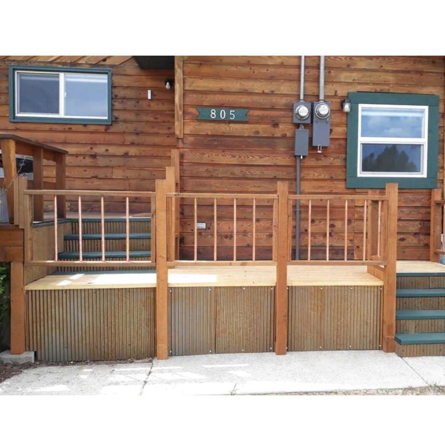 Dakota Tin 24W x 36H Colorado Corrugated Metal Wainscoting Panel - MT - Mrs Treak