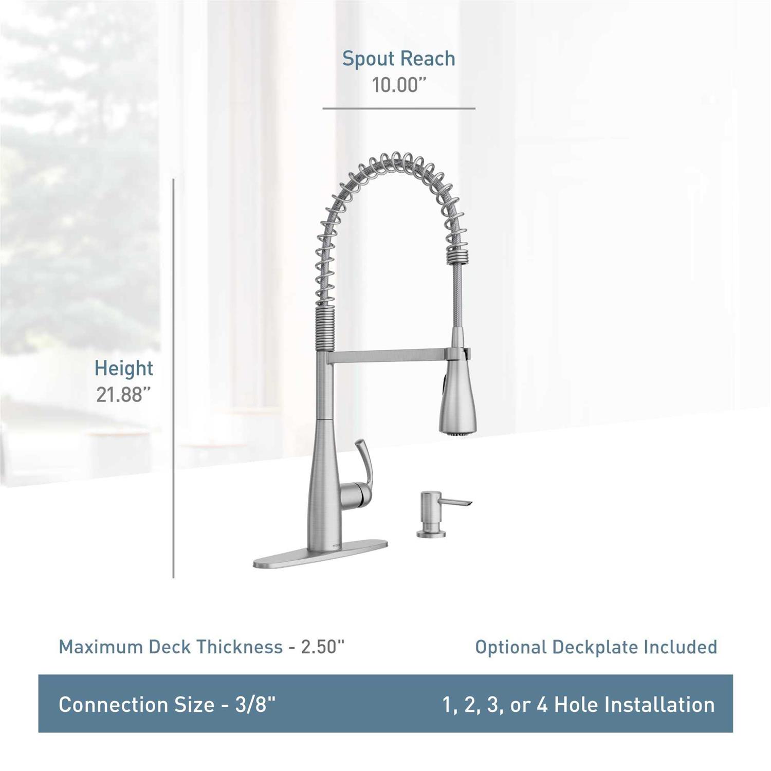 Moen Essie High Arc Pull-Down Kitchen Faucet - MT - Mrs Treak