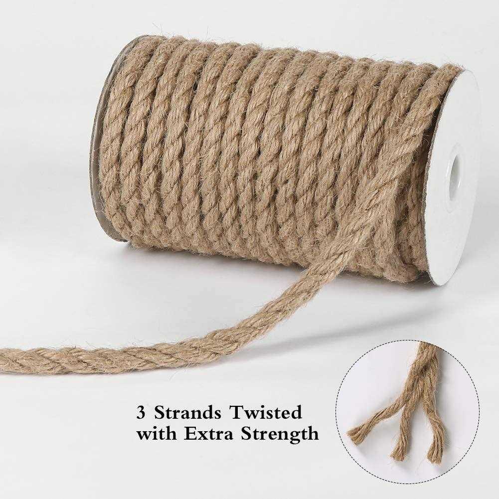 Tenn Well Braided Jute Twine Natural Jute Rope for Artworks and Crafts - MT - Mrs Treak