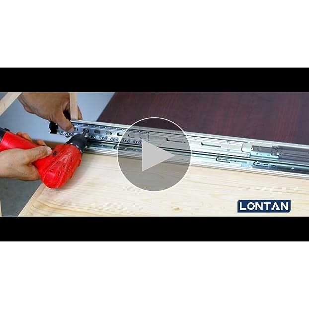 LONTAN 22 Inch Soft Close Drawer Slides Drawer Slides - MT - Mrs Treak
