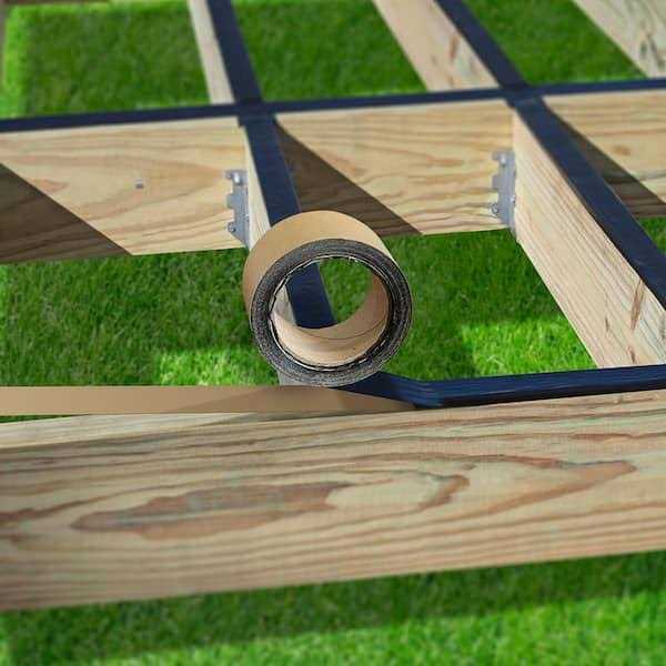 YellaWood Joist Shield 50 ft Self-Adhesive Butyl Tape - Mrs Treak