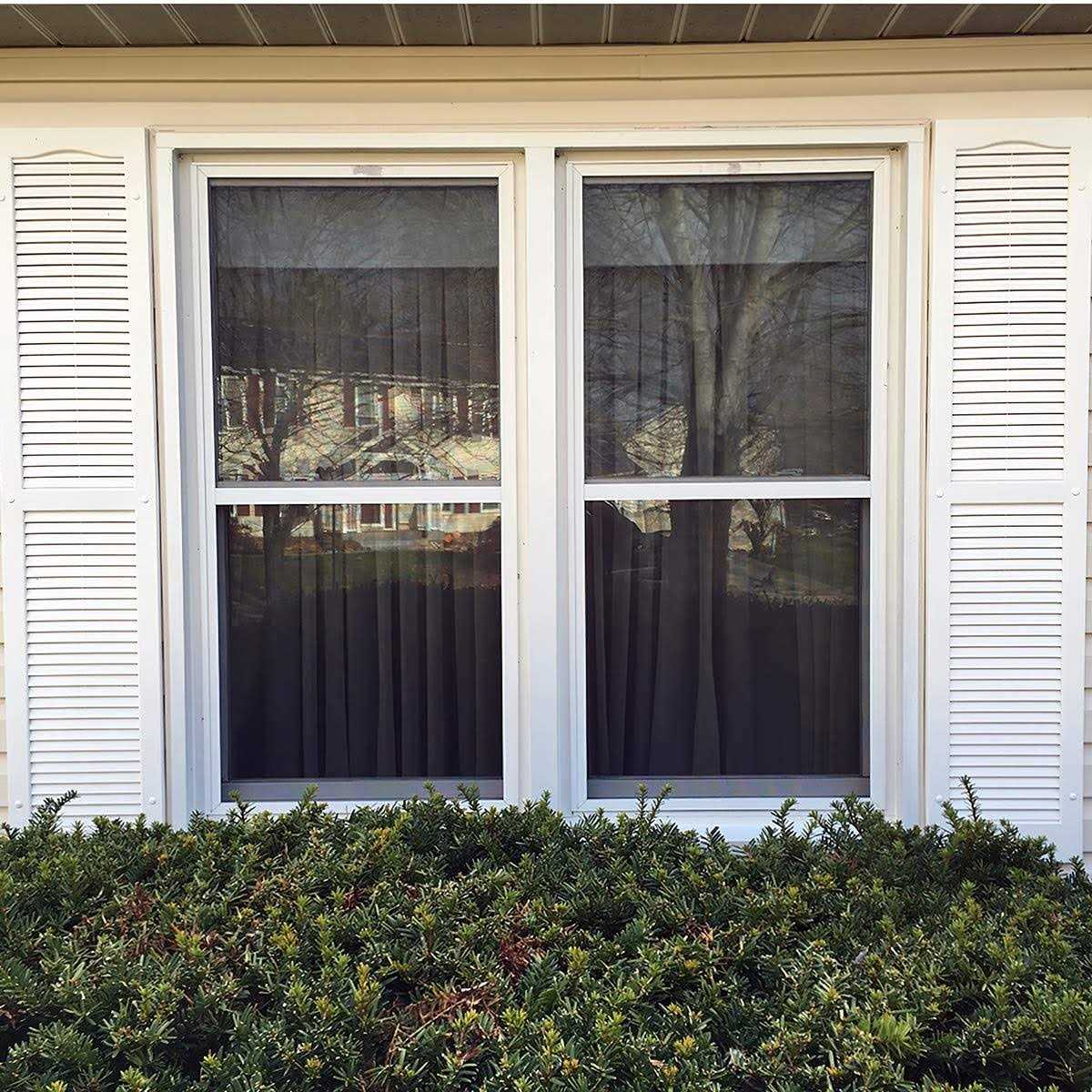 Ekena Millwork Lifetime Vinyl LL1S12X02500BL Standard Cathedral Top Center Mullion - MT - Mrs Treak