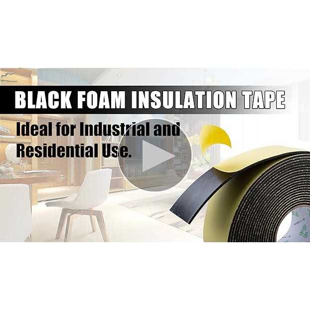 ToLanbbt High Density Foam Insulation Tape Adhesive Seal - MT - Mrs Treak