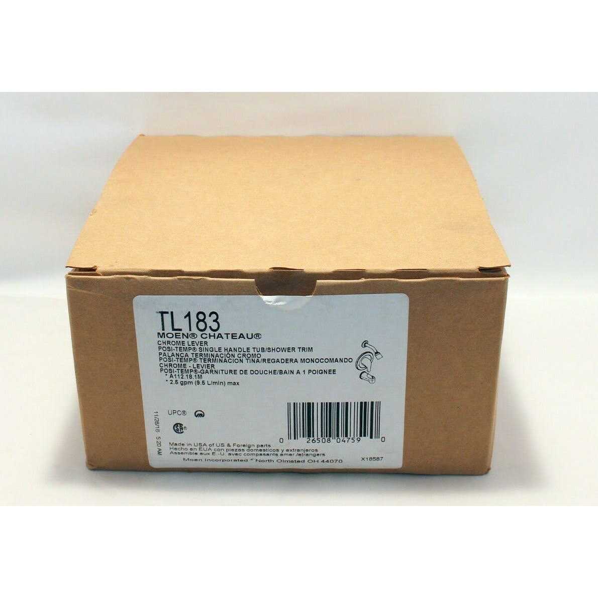 Moen Chateau TL182 - MT - Mrs Treak