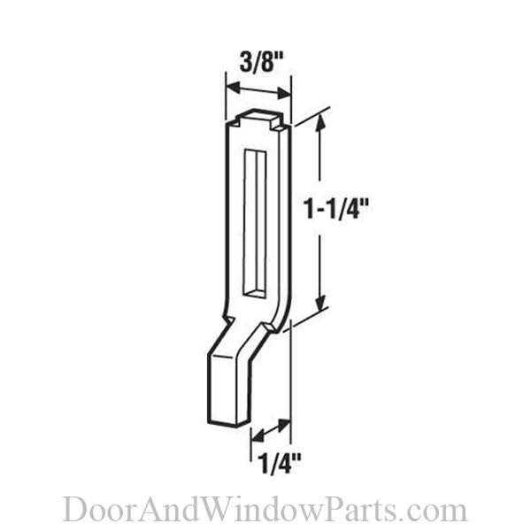 Prime-Line Steel Sash Window Glazing Clip - MT - Mrs Treak