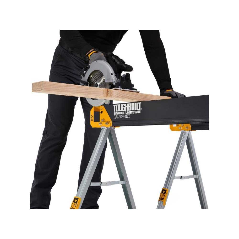 ToughBuilt C550 Sawhorse/Jobsite Table TB-C550 - MT - Mrs Treak
