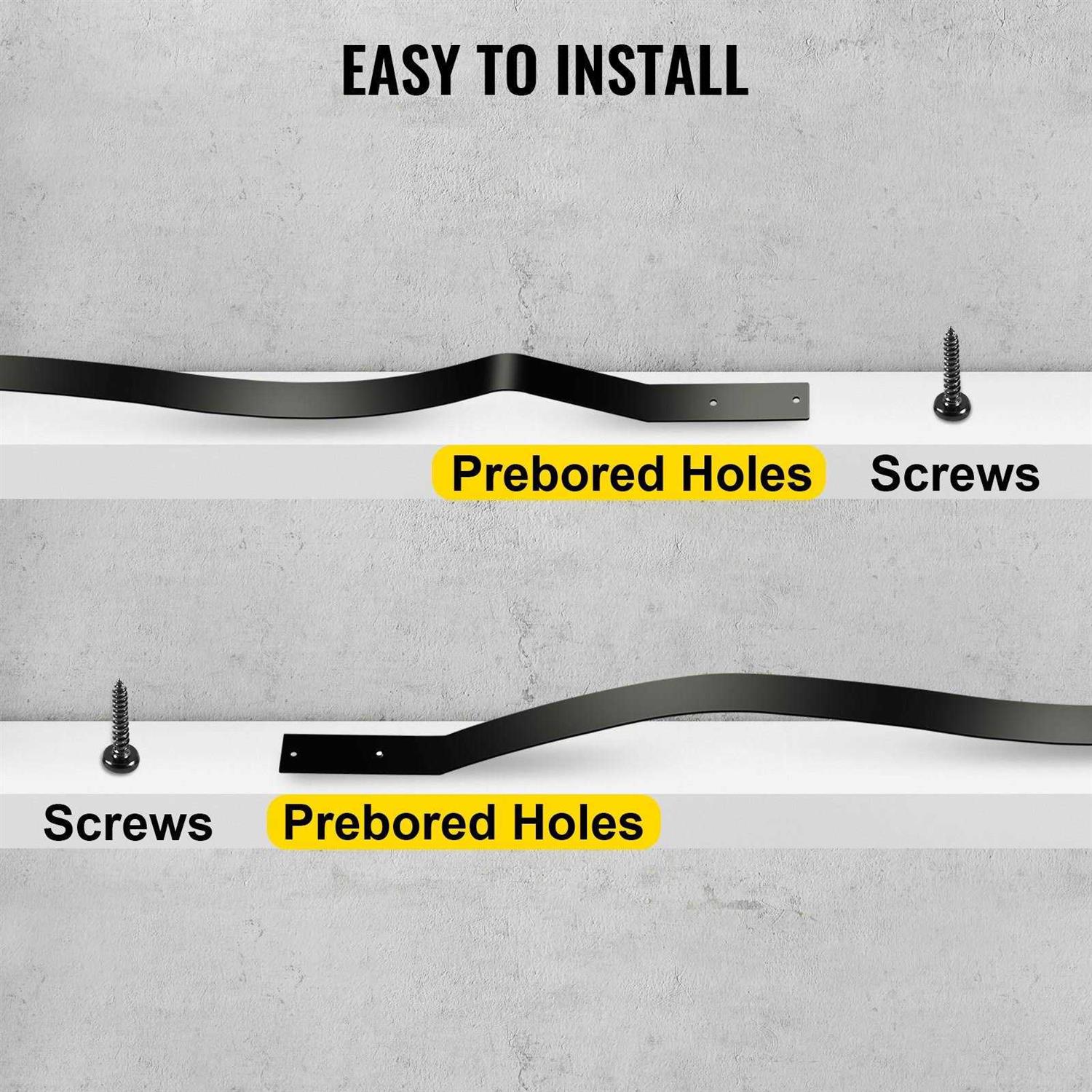 VEVOR Deck Balusters Metal Deck Spindles 32.25 x 1 Staircase Baluster - MT - Mrs Treak