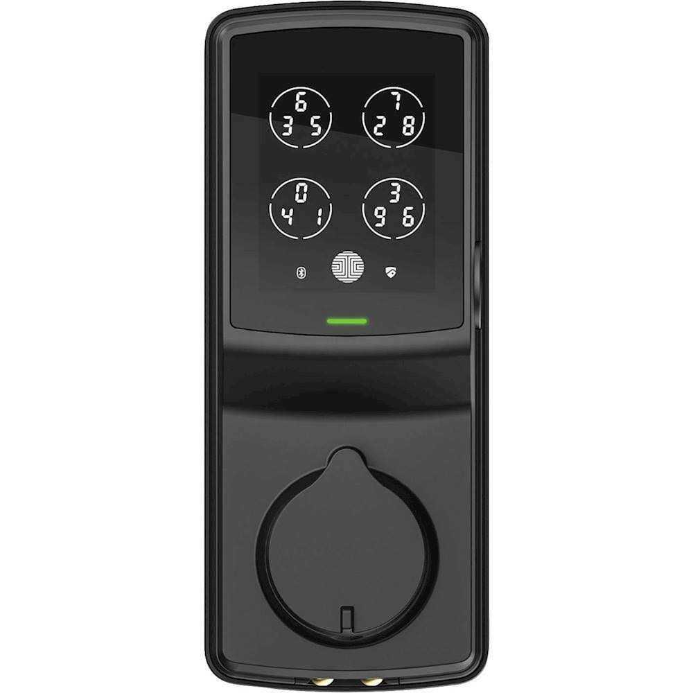 Lockly Flex Touch Satin Nickel Single-Cylinder Bluetooth Mobile App Controlled Deadbolt Lock with Biometric 3D Fingerprint - MT - Mrs Treak