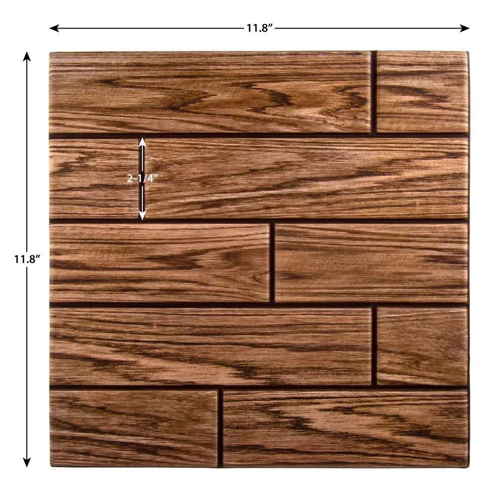 Truu Design Plastic Peel/Stick Backsplash Wall Tile Set - MT - Mrs Treak