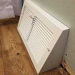 White Triangular Baseboard Grill - MT - Mrs Treak