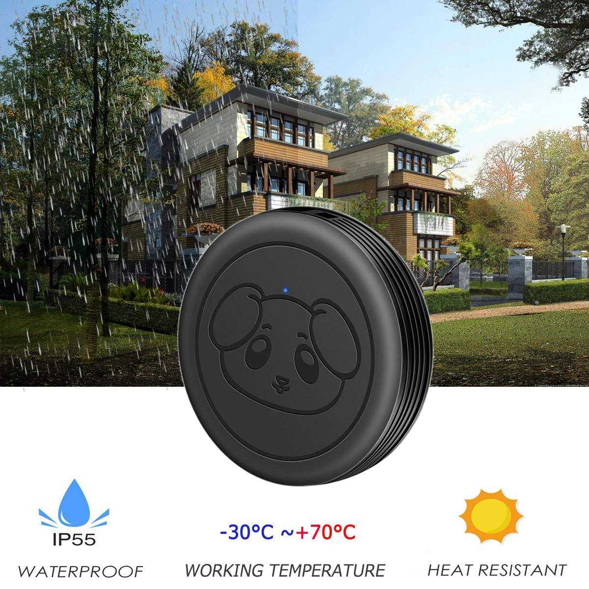 EverNary Dog Door Bell Wireless Doggie Doorbells for Potty Training with Warterproof Touch Button Dog Bells Included Receiver and Transmitters - MT - Mrs Treak