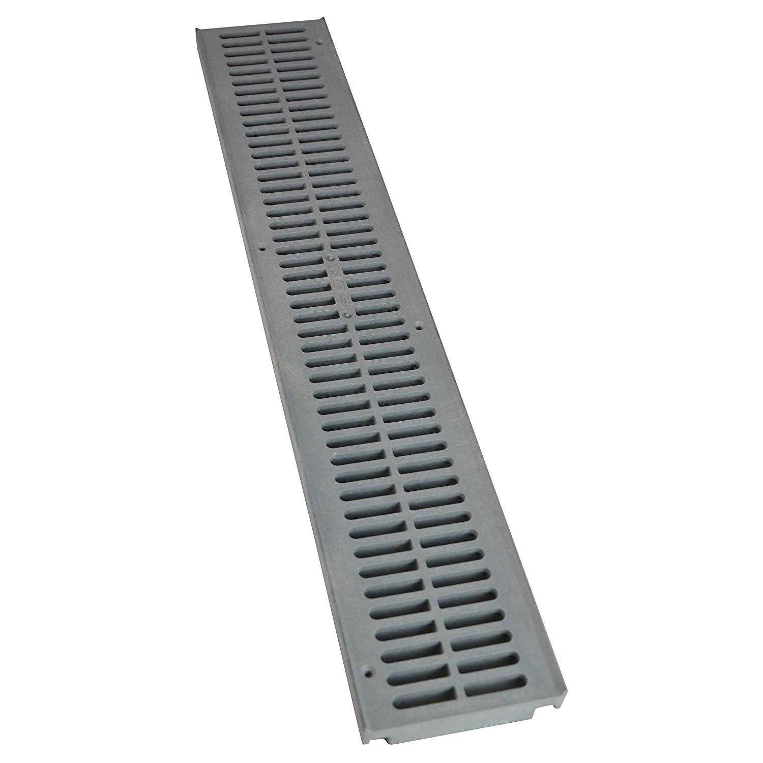 NDS Spee-D Channel Drains and Grates 10-ft L x 5-3/4-in W x 5-3/4-in dia Drain 400-10RTL - MT - Mrs Treak