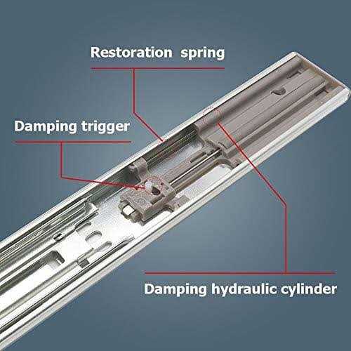 LONTAN 22 Inch Soft Close Drawer Slides Drawer Slides - MT - Mrs Treak