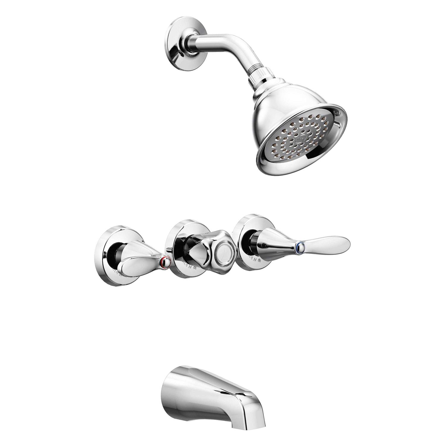 Moen Adler 2-Handle Chrome Tub and Shower Faucet - MT - Mrs Treak