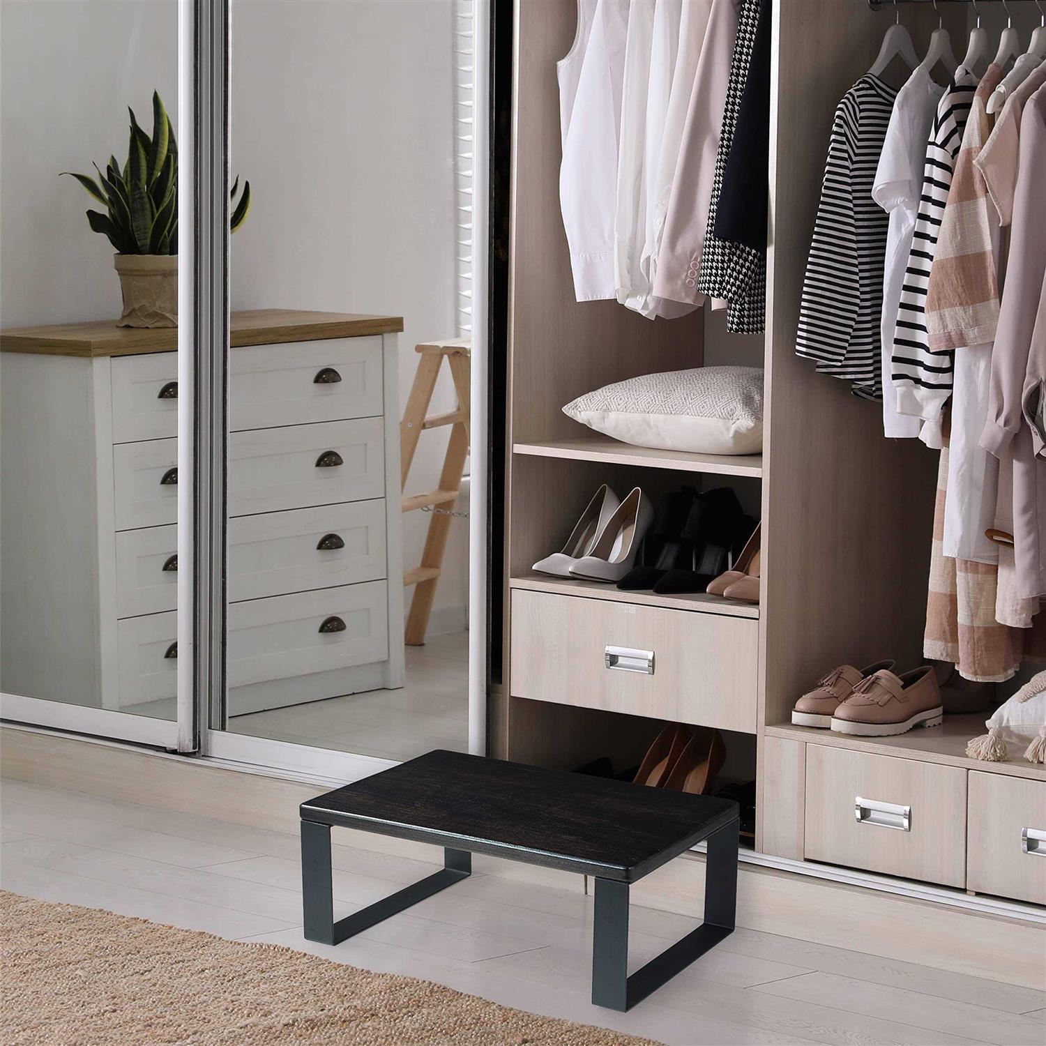 Wooden Step Stool for Adults Bed Stool for High Beds - MT - Mrs Treak