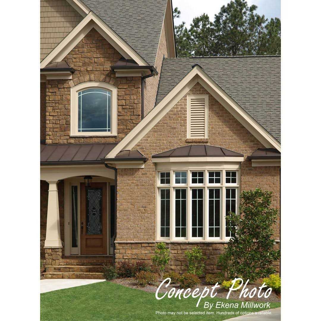 Ekena Millwork Triangle Surface Mount PVC Gable Vent Pitch GVPTR - MT - Mrs Treak