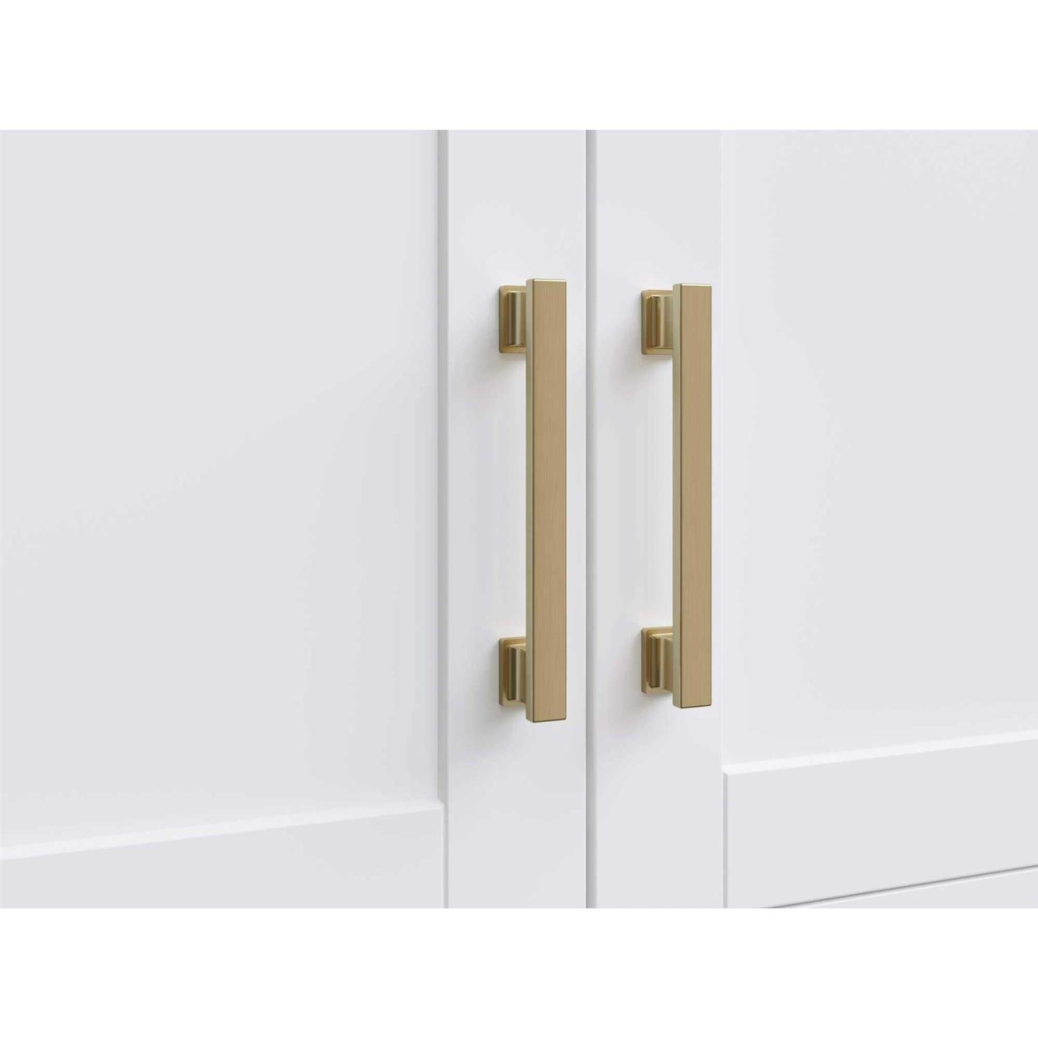 NewAge Products Home Cabinet Brushed Nickel Contemporary Square Knob - MT - Mrs Treak