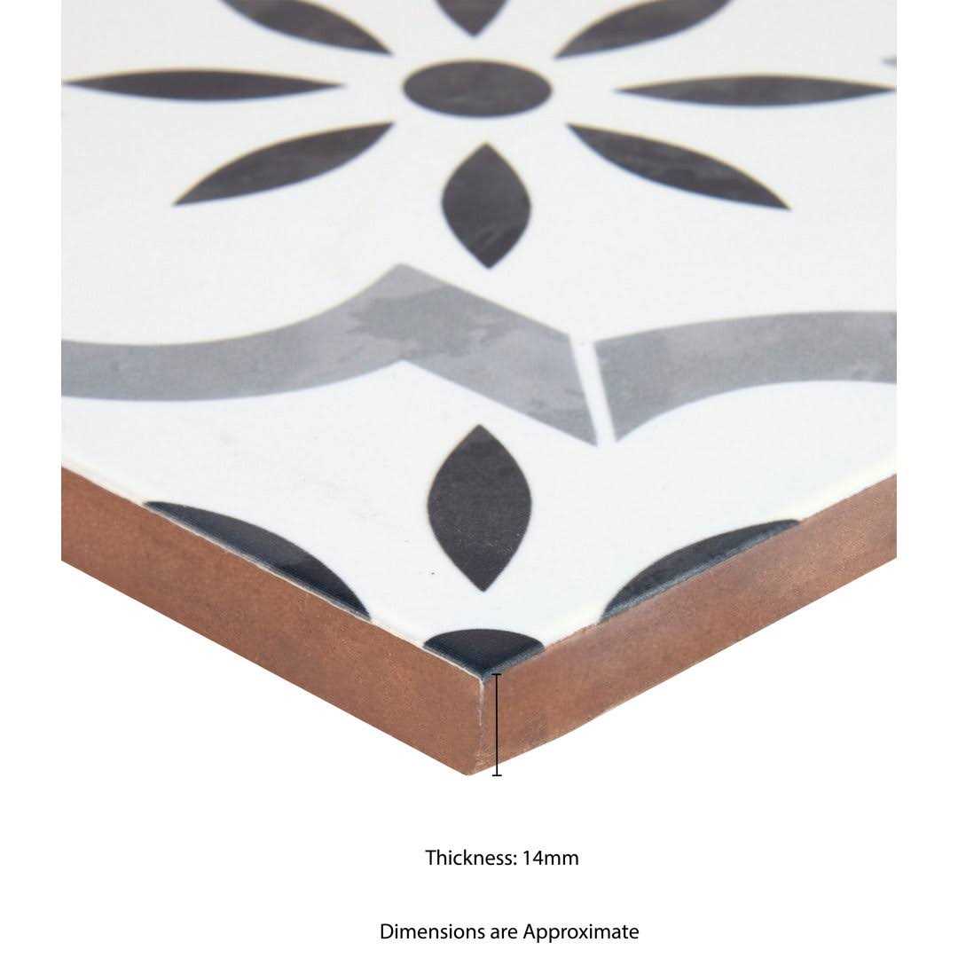 MSI Aria Bianco 24 in. Polished Porcelain Floor and Wall Tile - MT - Mrs Treak