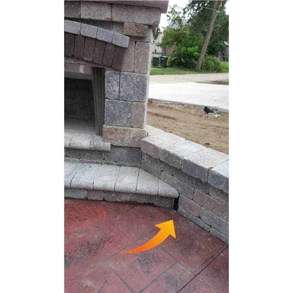 Wall Drain PRO Universal Retaining Wall Block Drain - MT - Mrs Treak