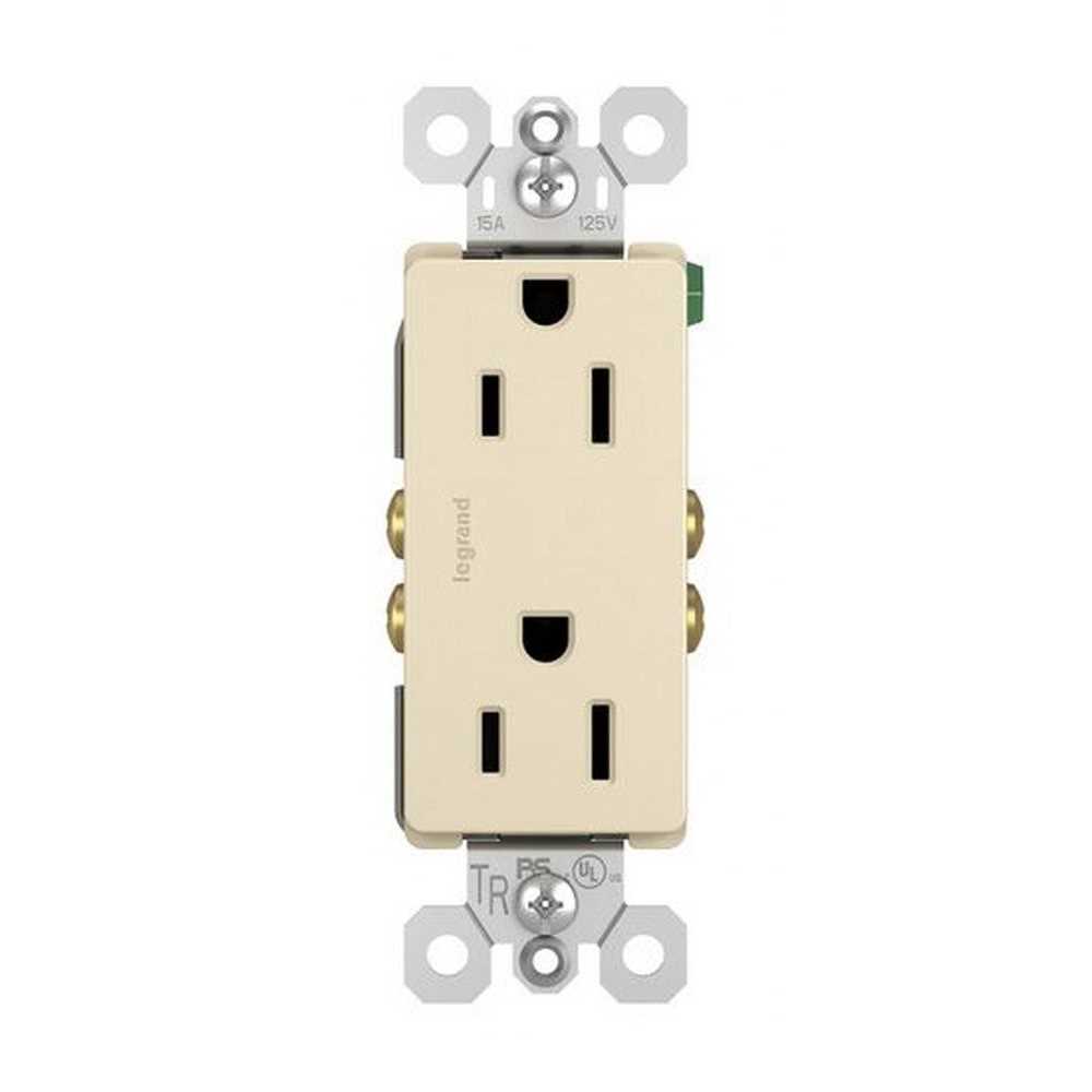 Pass & Seymour Decorator Tamper-Resistant Receptacle 885TRNICC12 - MT - Mrs Treak
