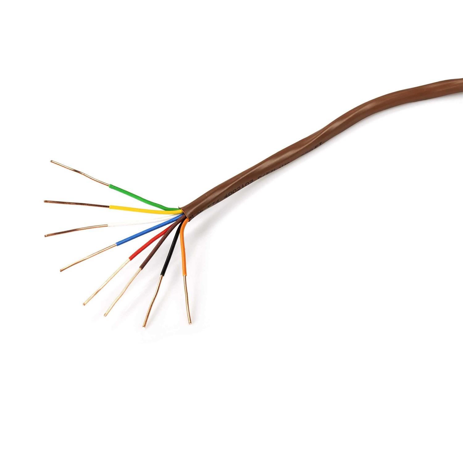 The Cimple CO Thermostat Wire 18/5 Brown Solid Copper 18 Gauge - MT - Mrs Treak