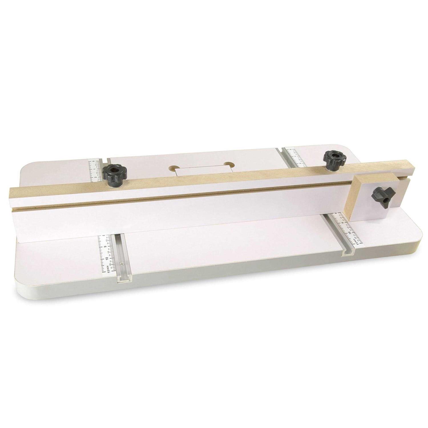 WEN 24-by-12-Inch Drill Press Table with an Adjustable Fence and Stop Block - MT - Mrs Treak