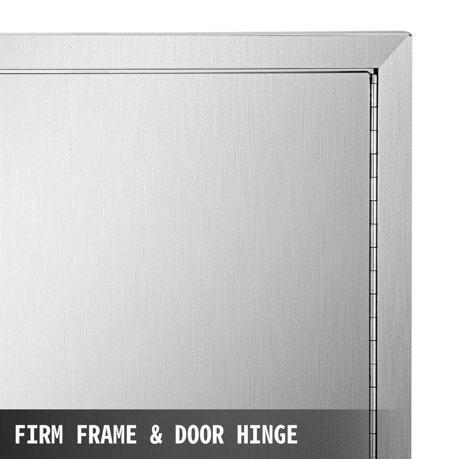 VEVOR Outdoor Kitchen Doors H Double BBQ Door Stainless Steel BBQ Access Door - MT - Mrs Treak