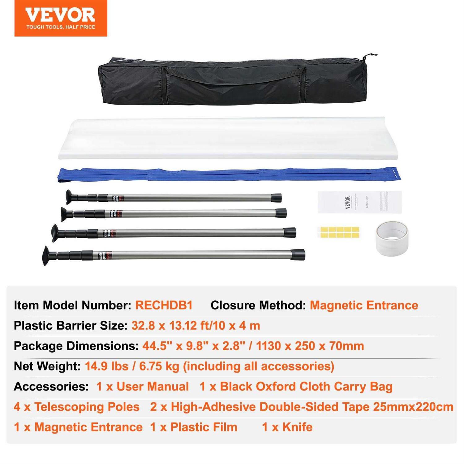 VEVOR Dump Truck Mesh Tarp PVC Coated Black Heavy Duty Cover with 5.5 18oz Double Pocket - MT - Mrs Treak