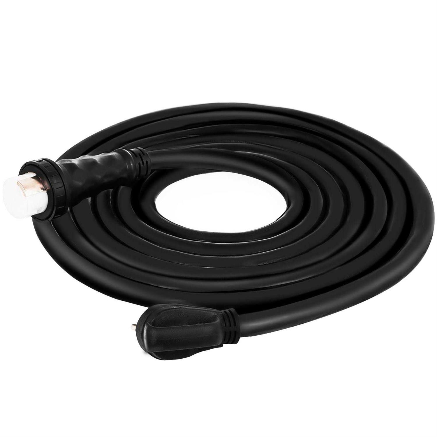 VEVOR RV Shore Power Extension Cord 50 Amp Heavy-Duty Twist Lock Cord 50 Amp RV Replacement Cord UL Approved HJLJQYT36X50DSK01V1 - MT - Mrs Treak