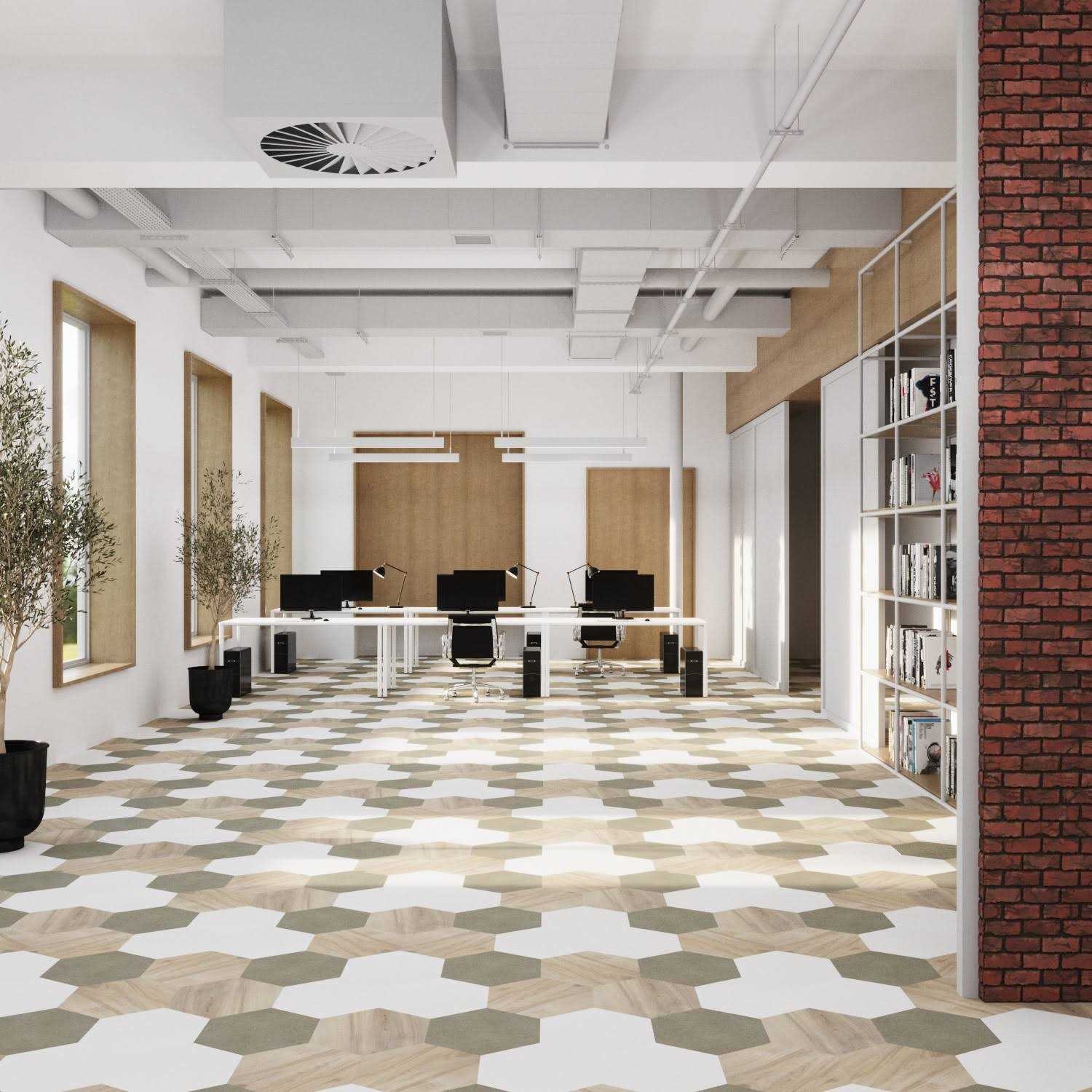 Lucida Mosaicore 8-13/16 Wide Smooth Pure Black Vinyl Tile Flooring - MT - Mrs Treak