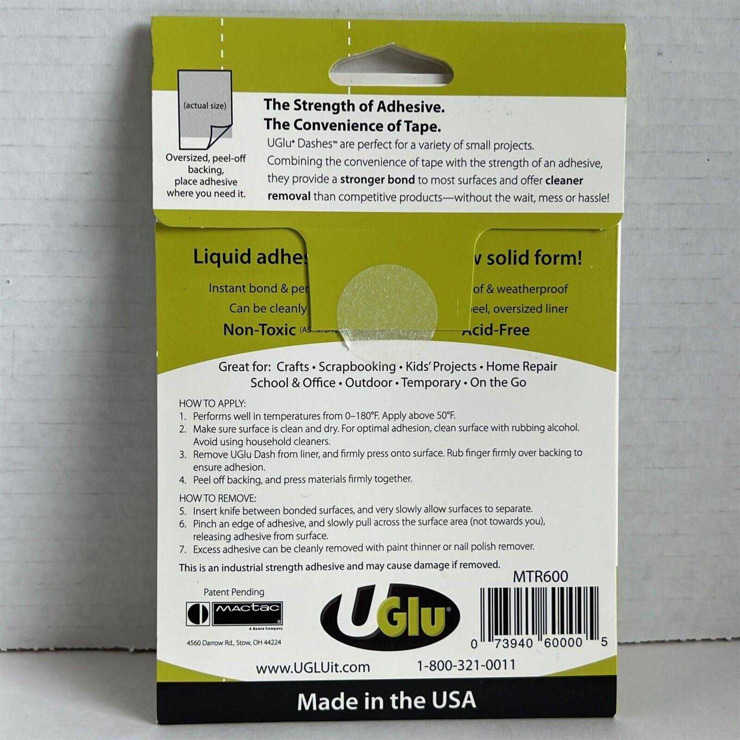 UGlu Adhesive Roll - MT - Mrs Treak