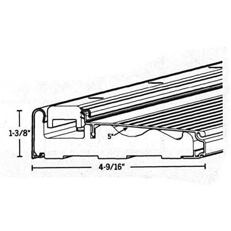 Endura Exterior Inswing Threshold 7 13/16 inch with Composite Cap and Composite Bottom - MT - Mrs Treak